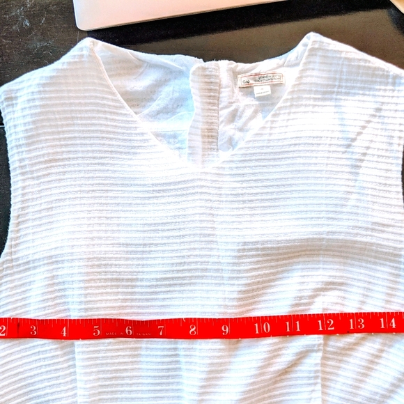 GAP sz 4 two layer white cotton mini dress - Picture 6 of 11